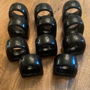 Pier 1 Ceramic Napkin Ring Holders